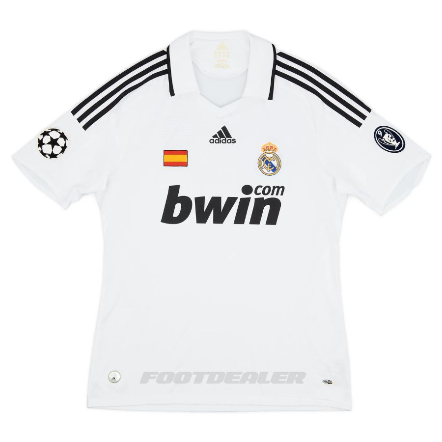 Maillot Real Madrid Domicile 2008 2009 Nistelrooy – Image 2