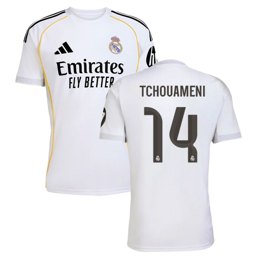 Maillot Real Madrid Domicile 2025 2026 Tchouameni