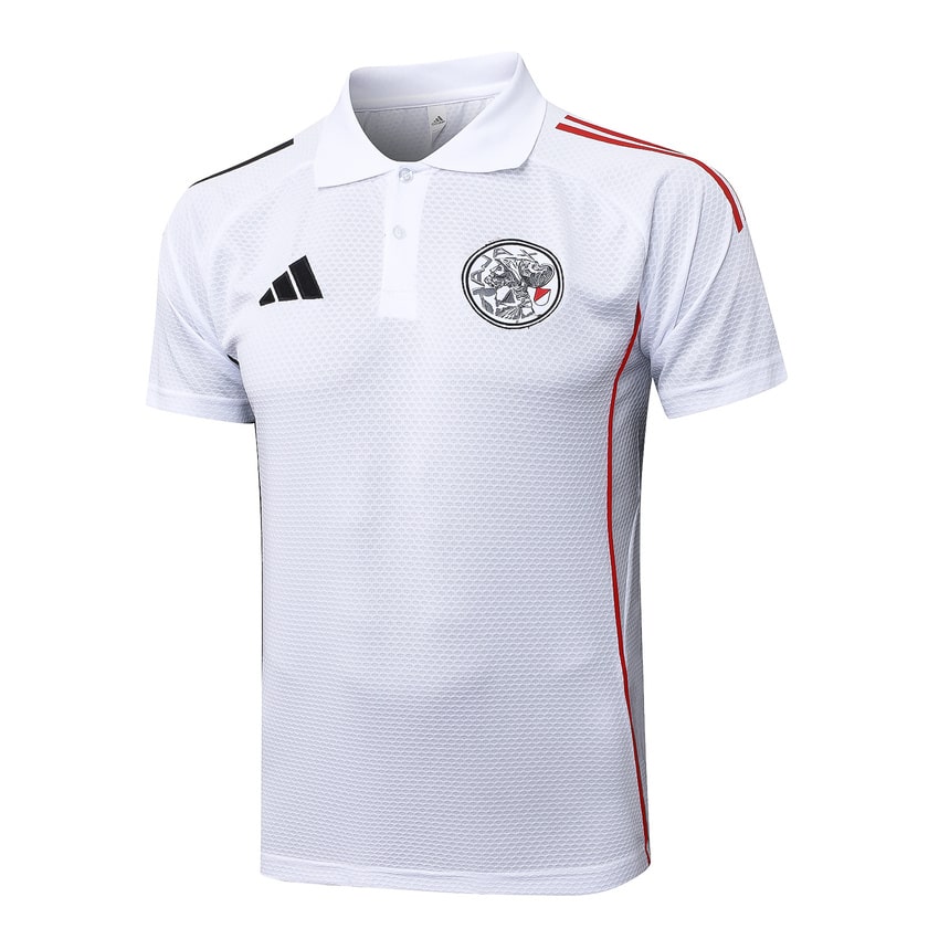 Survetement Ajax Polo 2025 2026 Blanc – Image 2