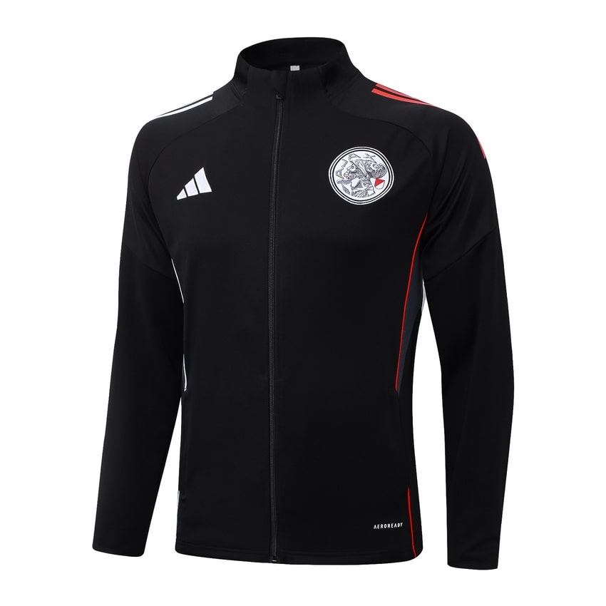 Survetement Ajax Veste 2025 2026 Noir Sombre – Image 2