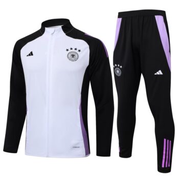 Survetement Allemagne Veste 2024 2025 Blanc