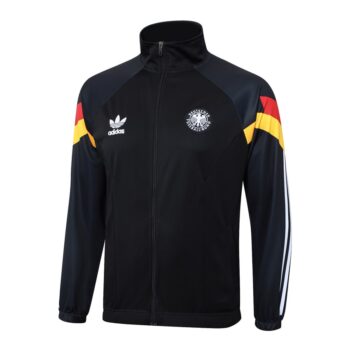 Alternative view of Survetement Allemagne Veste 2024 2025 Noir Foncé