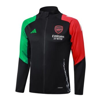 Alternative view of Survetement Arsenal Veste 2024 2025 Noir Foncé