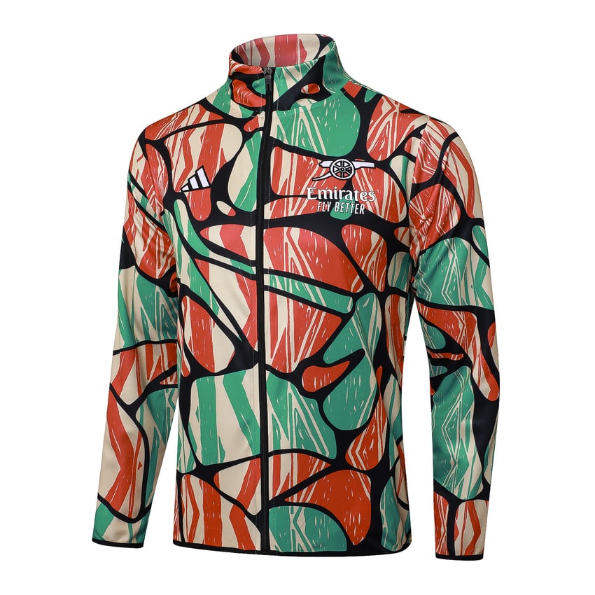 Survetement Arsenal Veste 2024 2025 Rouge Vert – Image 2