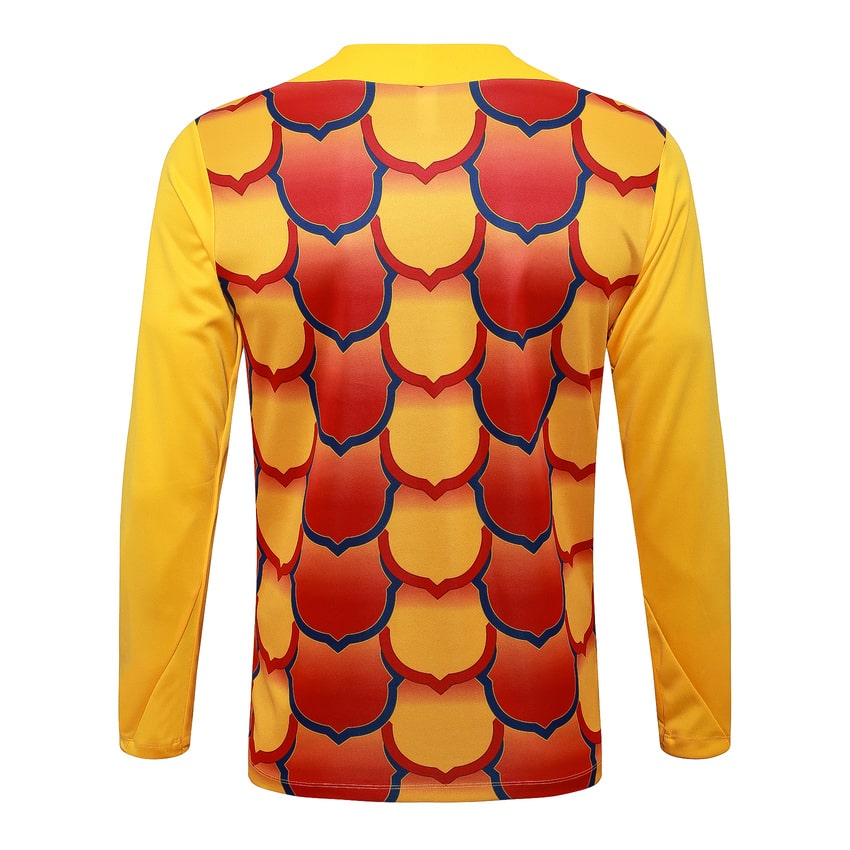 Survetement Barca Training 2024 2025 Jaune Rouge – Image 3
