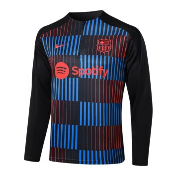 Alternative view of Survetement Barca Training 2024 2025 Noir Bleu