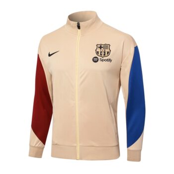 Alternative view of Survetement Barca Veste 2024 2025 Beige
