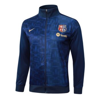 Alternative view of Survetement Barca Veste 2024 2025 Bleu Foncé