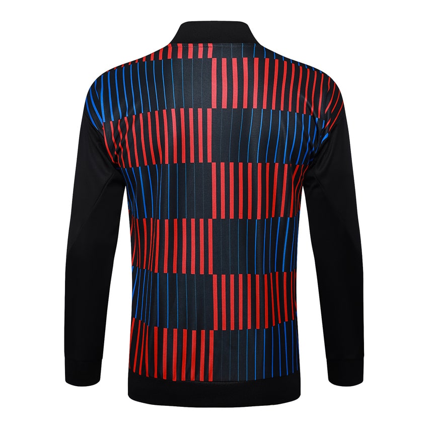 Survetement Barca Veste 2024 2025 Noir Bleu – Image 3