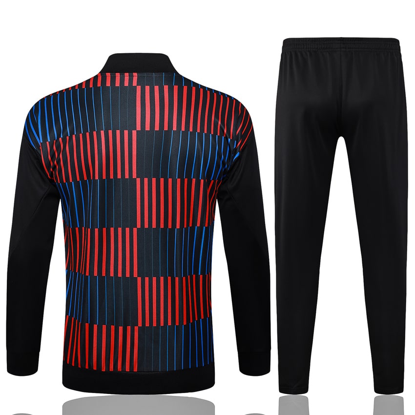 Survetement Barca Veste 2024 2025 Noir Bleu – Image 4