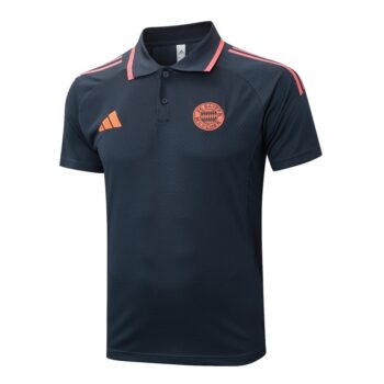 Alternative view of Survetement Bayern Munich Polo 2025 2026 Noir Clair