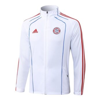 Alternative view of Survetement Bayern Munich Veste 2025 2026 Blanc