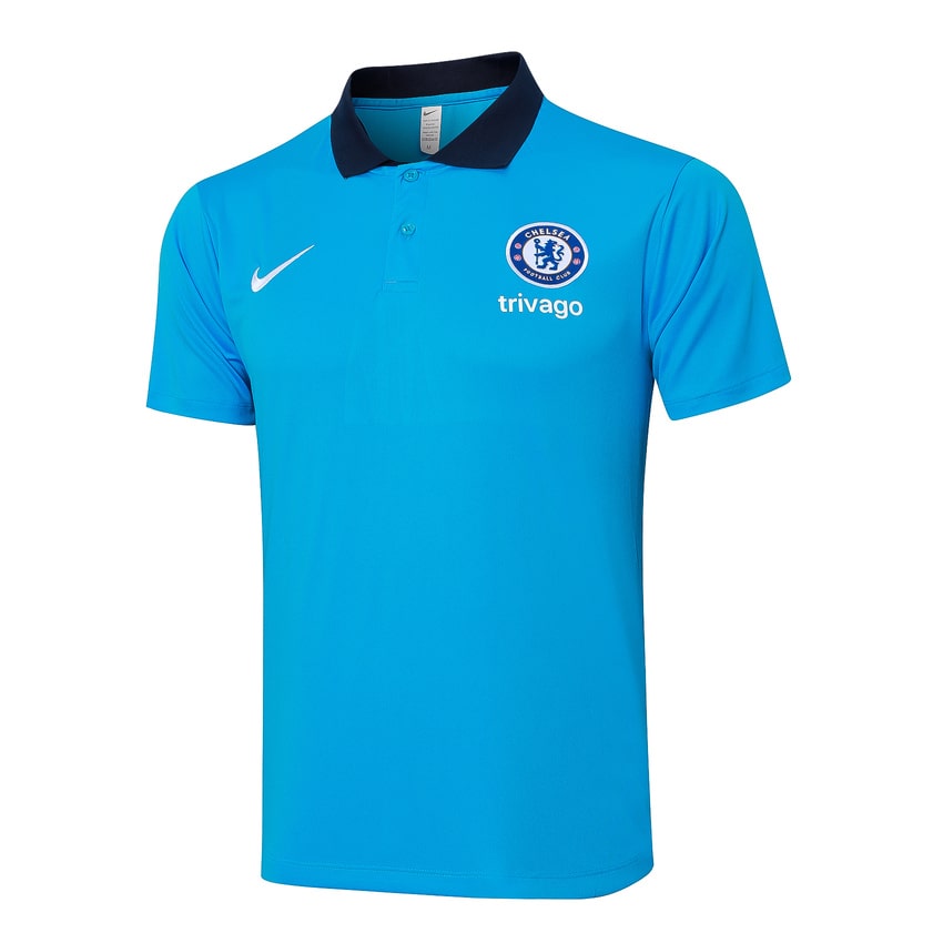 Survetement Chelsea Polo 2024 2025 Bleu Clair – Image 2