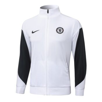 Alternative view of Survetement Chelsea Veste 2025 2026 Blanc Noir