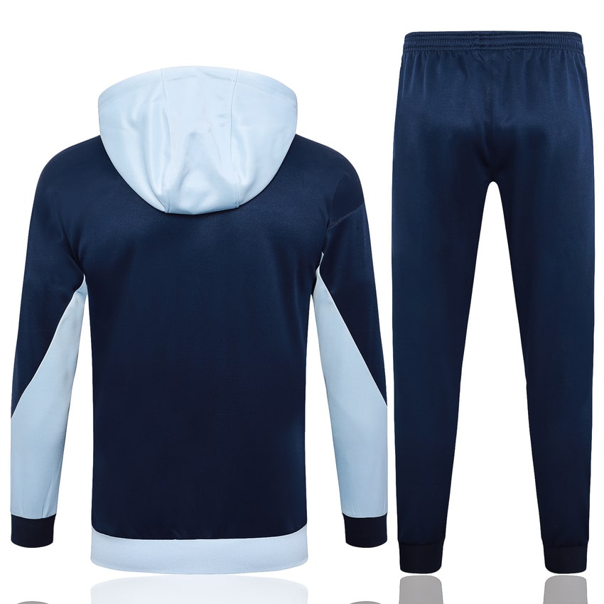 Survetement Equipe de France Sweat 2024 2025 Blanc Bleu – Image 4