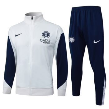 Survetement Inter Milan Veste 2025 2026 Blanc Bleu