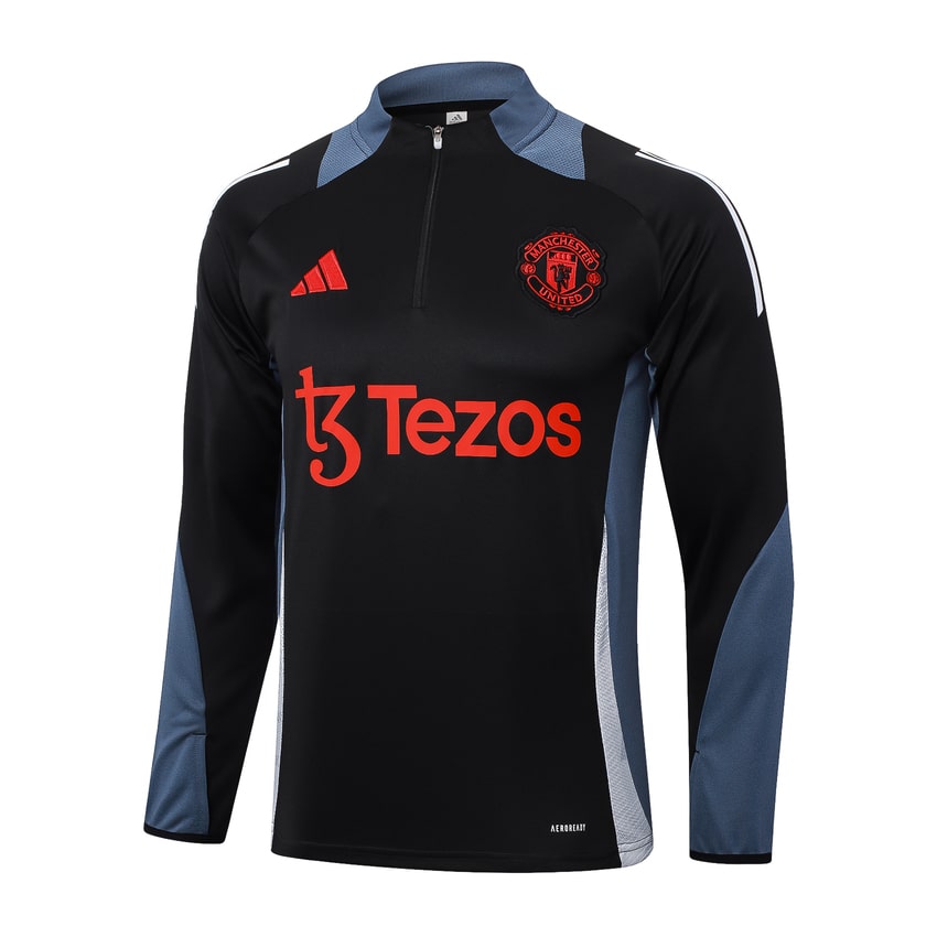 Survetement Manchester United Training 2024 2025 Noir – Image 2