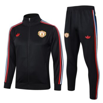 Survetement Manchester United Veste 2024 2025 Noir Sombre
