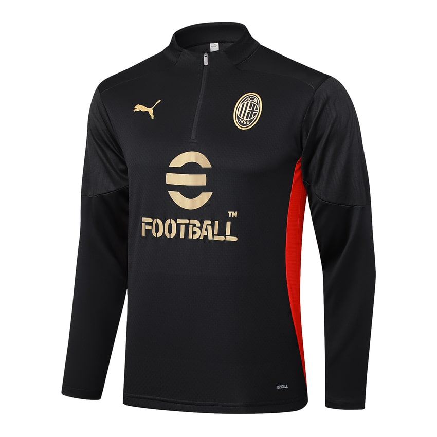 Survetement Milan AC Training 2024 2025 Noir – Image 2
