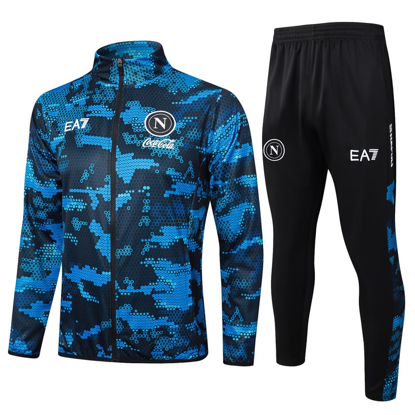 Survetement Naples Veste 2024 2025 Bleu