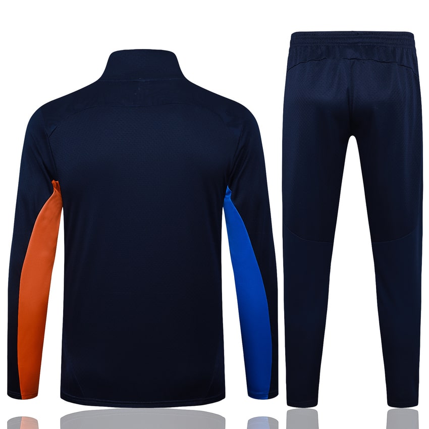 Survetement OM Veste 2024 2025 Bleu Foncé – Image 4
