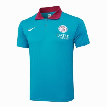 Alternative view of Survetement PSG Polo 2024 2025 Bleu Ciel
