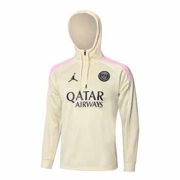 Alternative view of Survetement PSG Sweat 2024 2025 Beige