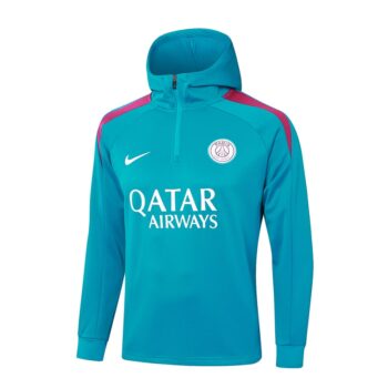Alternative view of Survetement PSG Sweat 2024 2025 Bleu Ciel
