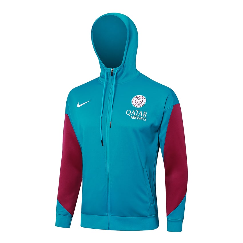 Survetement PSG Sweat 2024 2025 Bleu Ciel Rouge – Image 2