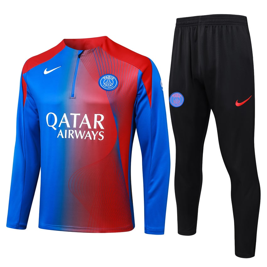 Survetement PSG Training 2025 2026 Bleu Ciel