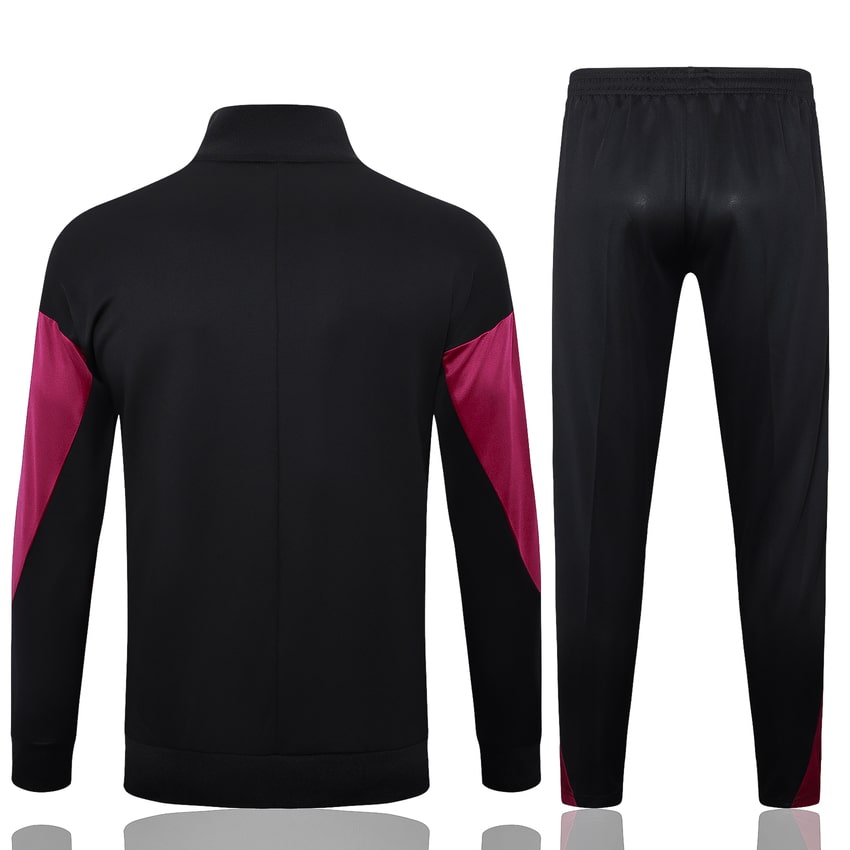 Survetement PSG Veste 2024 2025 Noir Rouge – Image 4