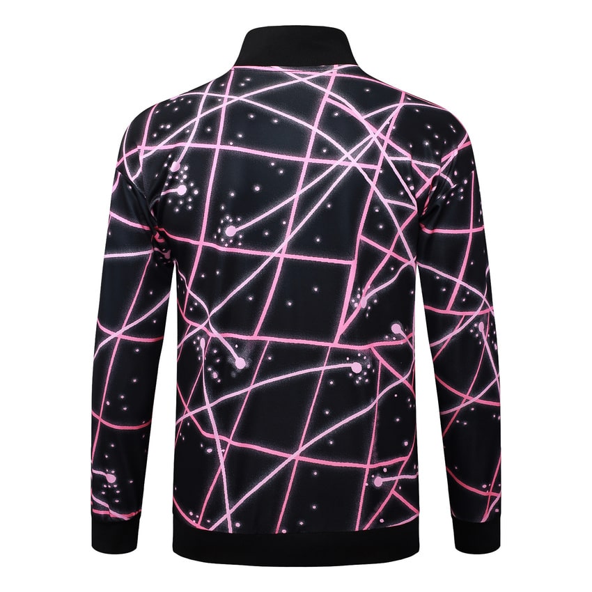 Survetement PSG Veste 2025 2026 Noir Rose – Image 3