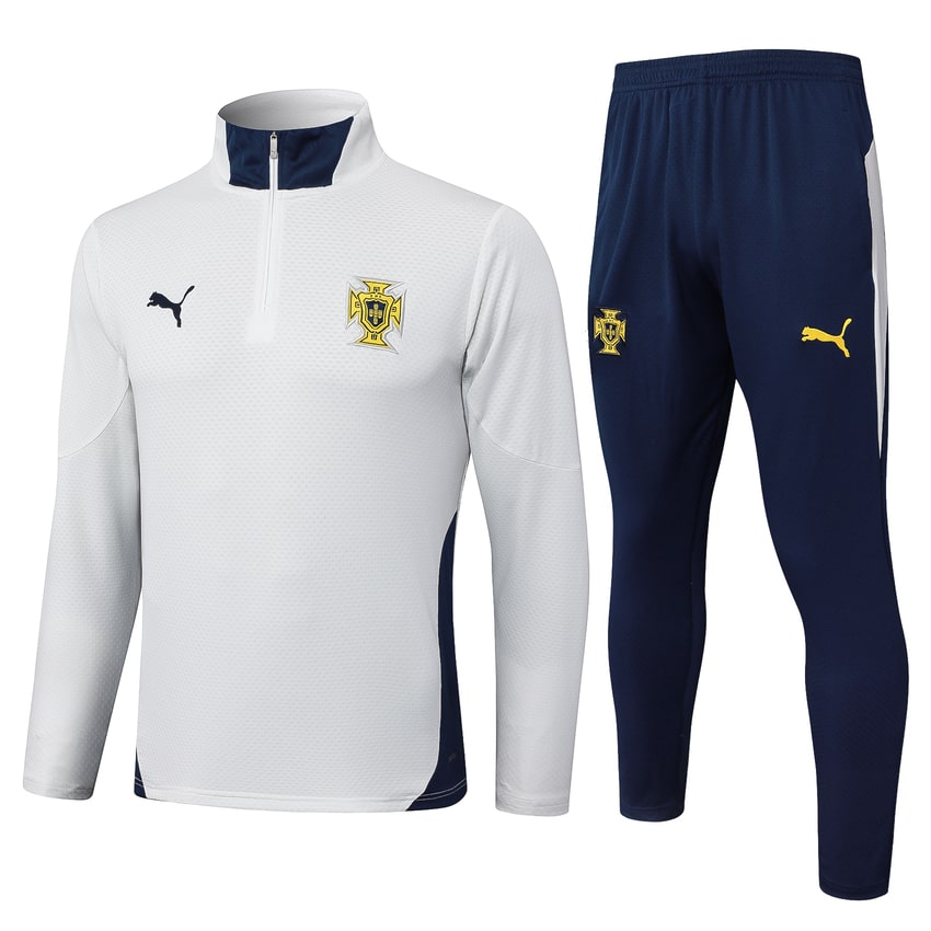 Survetement Portugal Training 2024 2025 Blanc