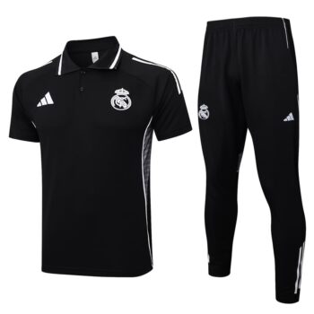 Survetement Real Madrid Polo 2024 2025 Noir Sombre