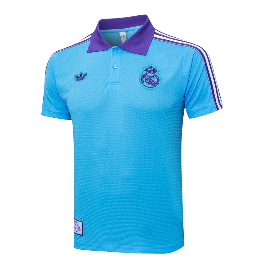 Survetement Real Madrid Polo 2025 2026 Bleu Ciel – Image 2