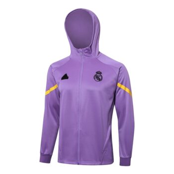 Alternative view of Survetement Real Madrid Sweat 2024 2025 Violet