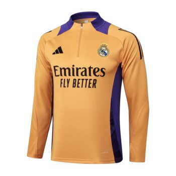 Alternative view of Survetement Real Madrid Training 2024 2025 Orange
