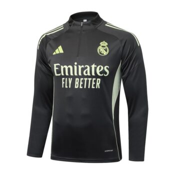 Alternative view of Survetement Real Madrid Training 2025 2026 Noir Jaune