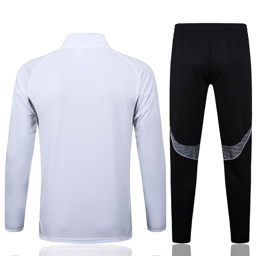 Survetement Real Madrid Veste 2024 2025 Blanc Noir – Image 4