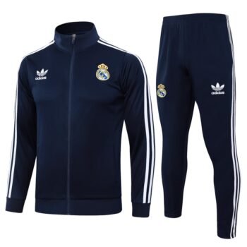 Survetement Real Madrid Veste 2024 2025 Bleu Nuit