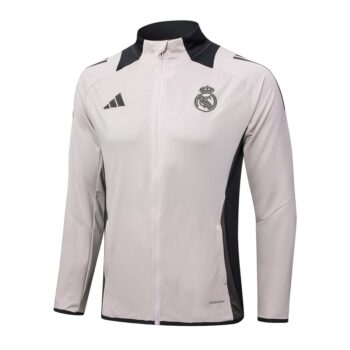 Alternative view of Survetement Real Madrid Veste 2024 2025 Gris Rosé