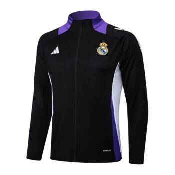 Alternative view of Survetement Real Madrid Veste 2024 2025 Noir Violet