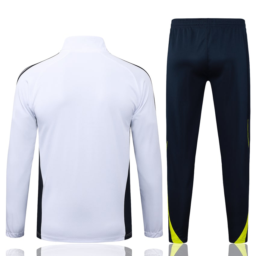 Survetement Real Madrid Veste 2025 2026 Blanc Noir – Image 4