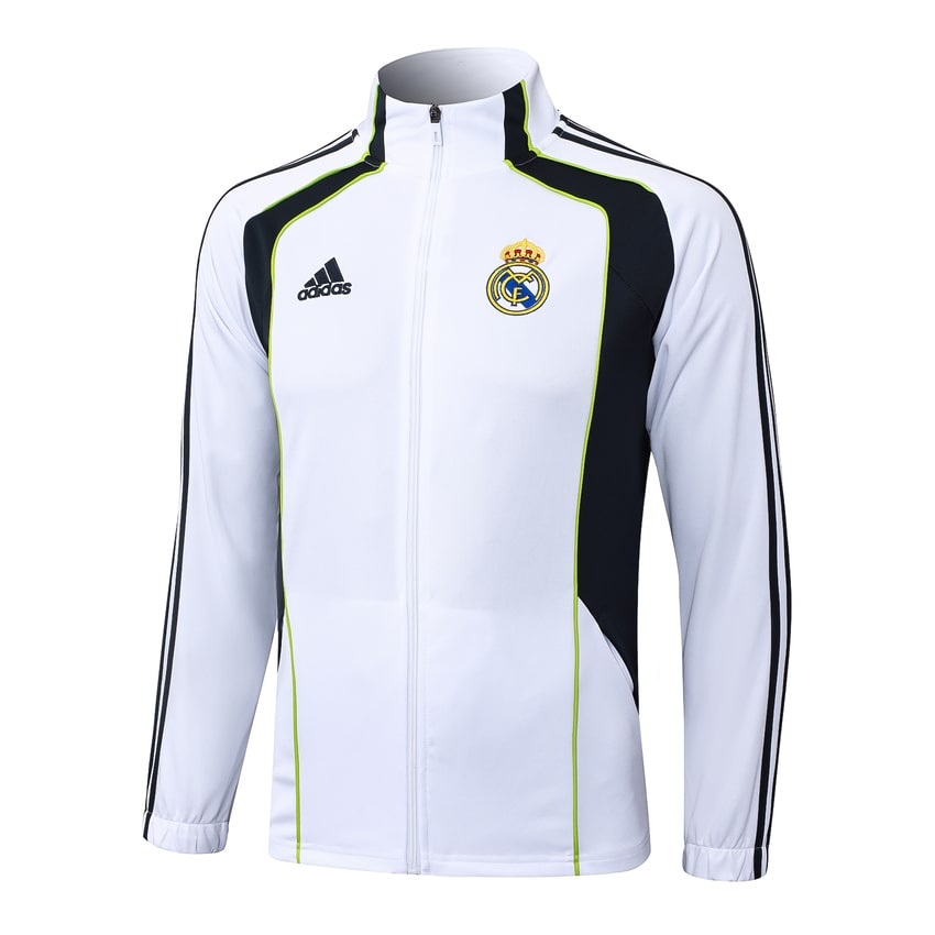 Survetement Real Madrid Veste 2025 2026 Blanc Noir – Image 2