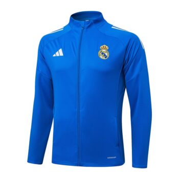 Alternative view of Survetement Real Madrid Veste 2025 2026 Bleu Clair